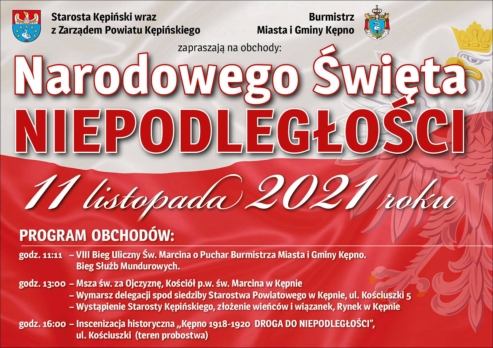 Plakat Narodowego Święta Niepodległości